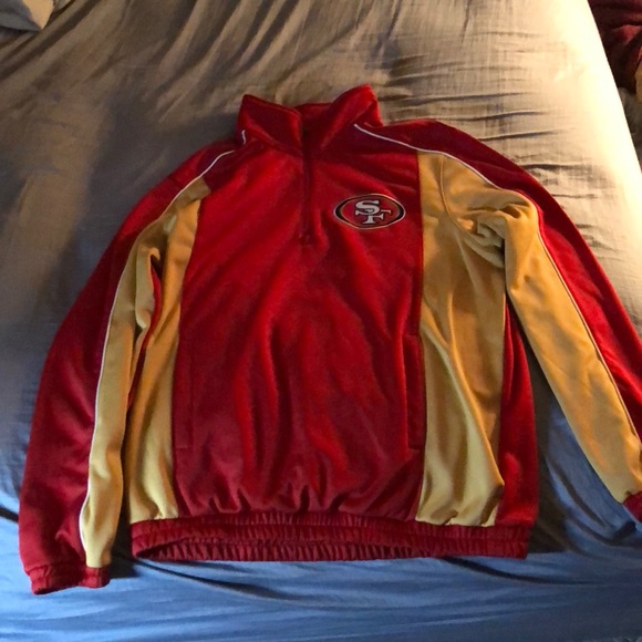 NFL Other - Official NFL 49ers Quarter Zip Sweater